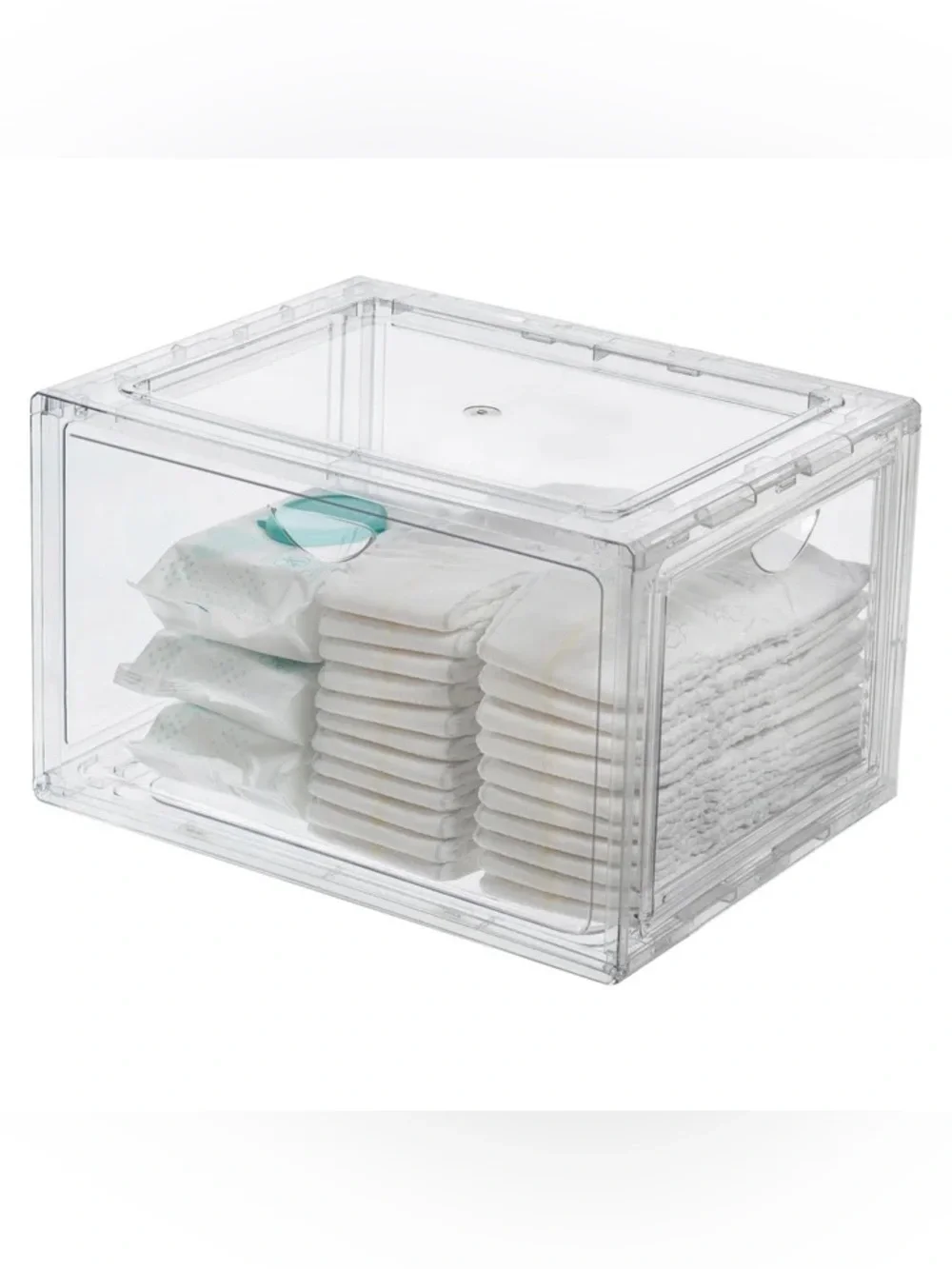 Stackable shoebox & organizer 4 pack